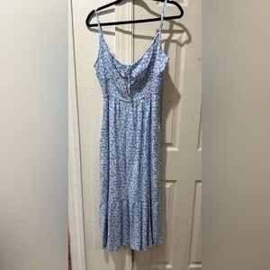 Hollister Tie Bust Midi Dress